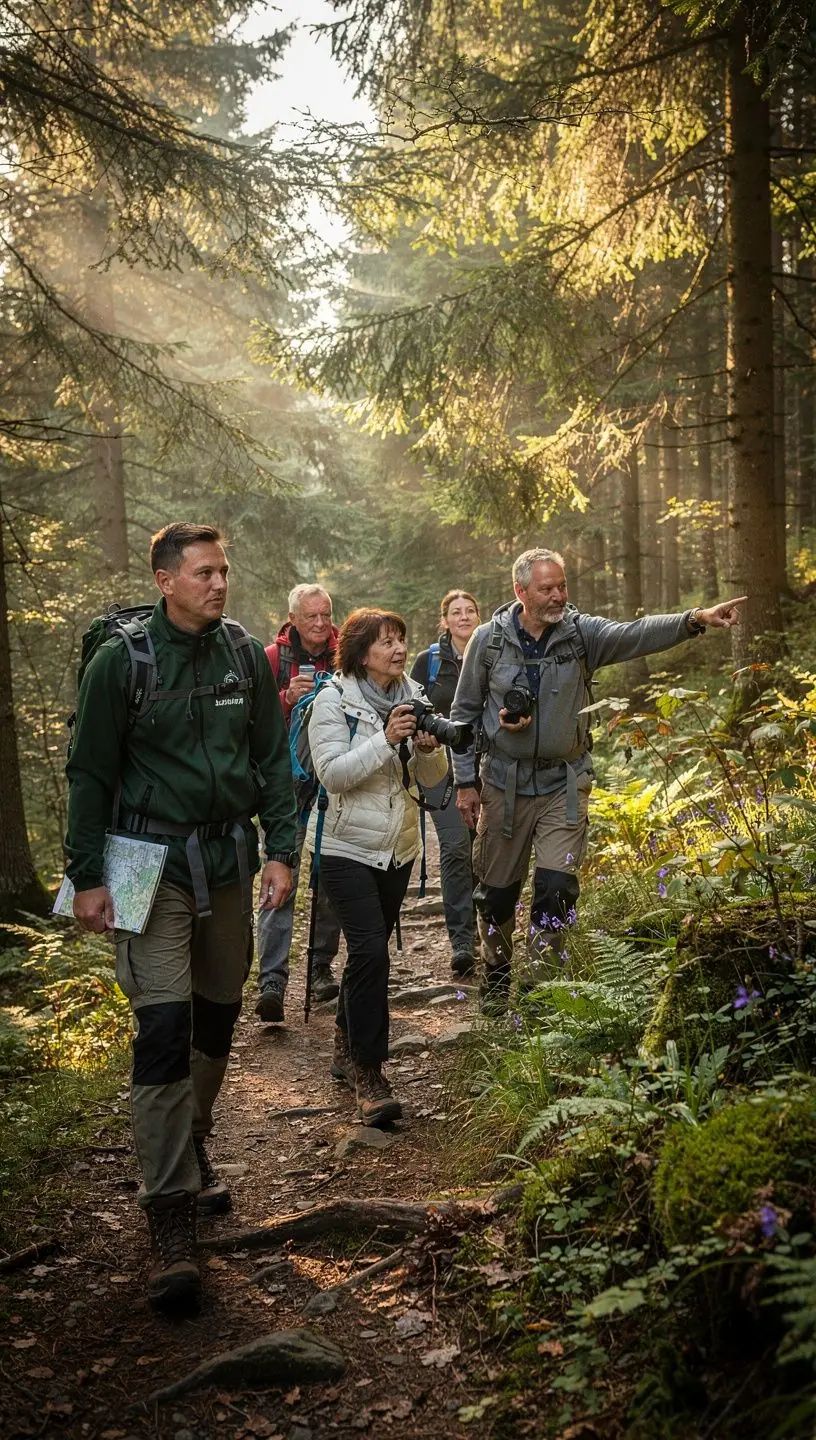 Západ slunce nad Karlovým mostem s romantickými loděmi na Vltavě.